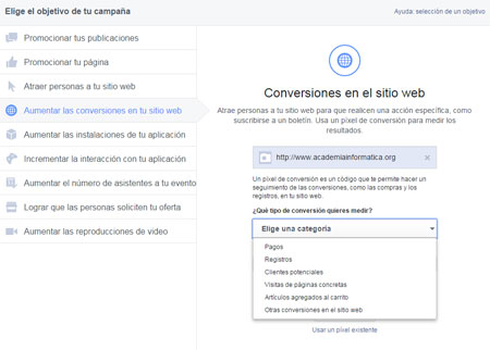 Aumentar las conversiones en tu sitio web